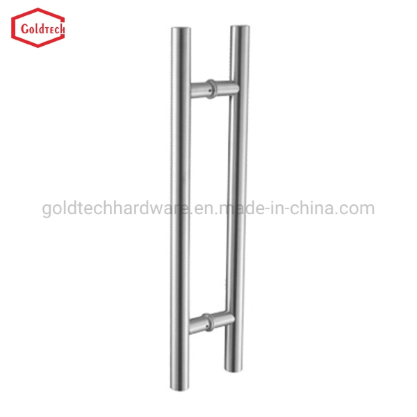 H Shape Straight Corner Stainless Steel Pull Handle Wooden Door Glass Door Handle